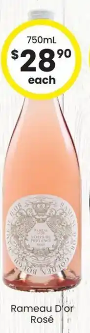 The Bottle O Rameau D'or Rosé offer