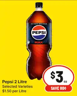 IGA Pepsi 2 Litre Selected Varieties offer