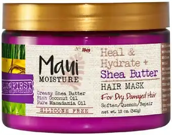 Priceline Maui Moisture Heal & Hydrate + Shea Butter Hair Mask 340g offer