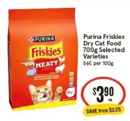 IGA Purina Friskies Dry Cat Food Selected Varieties offer