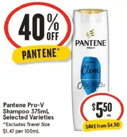 IGA Pantene Pro-V Shampoo offer