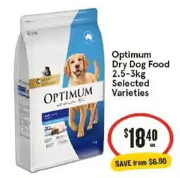 IGA Optimum Dry Dog Food Selected Varieties offer