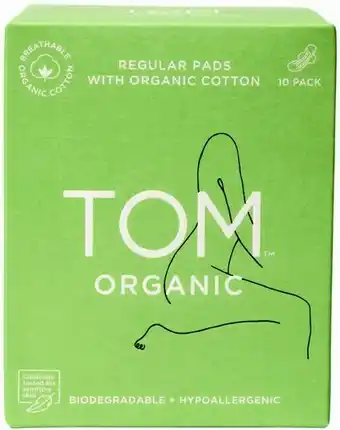 Priceline Tom Organic Regular Ultra Thin Pads 10 Pack offer