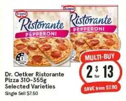 IGA Dr. Oetker Ristorante Pizza offer