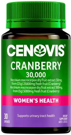 Priceline Cenovis Cranberry 30,000 30 Capsules offer