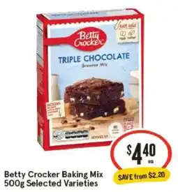 IGA Betty Crocker Baking Mix 500g Selected Varieties offer