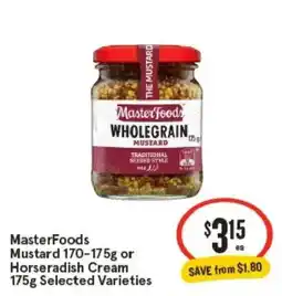 IGA MasterFoods Mustard offer