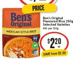 IGA Ben's Original Mexican Style Rice offer