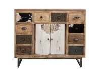 LivingStyles Tilmi Mango Wood Accent Cabinet offer