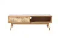 LivingStyles Barrali Wooden Sliding Door TV Unit, 150cm offer