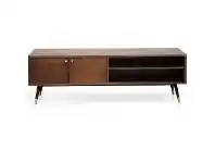 Lysta Wooden 2 Door TV Unit, 160cm, Walnut