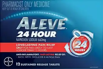 Aleve 24 Hour 12 Tablets