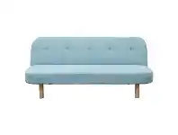 Orion Fabric Clic Clac Sofa Bed, 3 Seater, Sky Blue