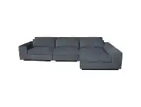 LivingStyles Berwick Fabric Modular Corner Sofa, 3 Seater with RHF Chaise offer