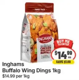 IGA Xpress Inghams Buffalo Wing Dings offer