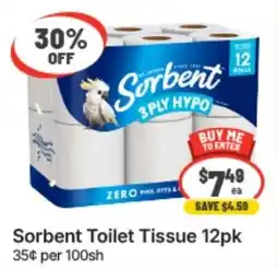 IGA Xpress Sorbent Toilet Tissue offer