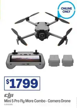 Officeworks DJI Mini 5 Pro Fly More Combo - Camera Drone offer