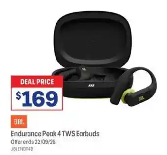 JBL Endurance Peak 4 TWS Earbuds
