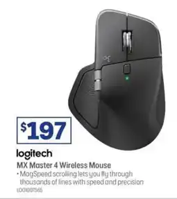 Officeworks logitech MX Master 4 Wireless Mouse offer