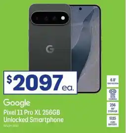Officeworks Google Pixel 11 Pro XL 256GB Unlocked Smartphone offer