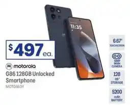Officeworks motorola G86 128GB Unlocked Smartphone offer