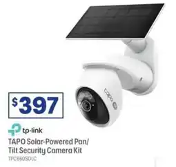 Officeworks tp-link TAPO Solar-Powered Pan/ Tilt Security Camera Kit offer