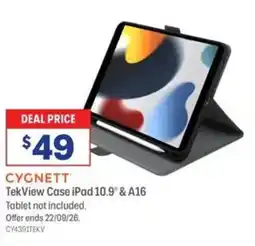 Officeworks Cygnett TekView Case iPad 10.9" & A16 offer
