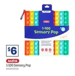 Officeworks kadink 1-100 Sensory Pop offer