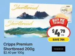 IGA Xpress Cripps Premium Shortbread offer