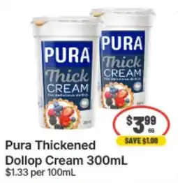 IGA Xpress Pura Thickened Dollop Cream offer