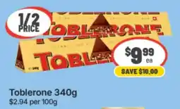 IGA Xpress Toblerone offer