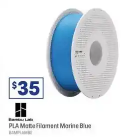 Officeworks Bambu Lab PLA Matte Filament Marine Blue offer