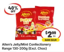 IGA Xpress Allen's Jelly/Mint Confectionery Range offer