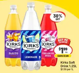IGA Xpress Kirks Soft Drink offer