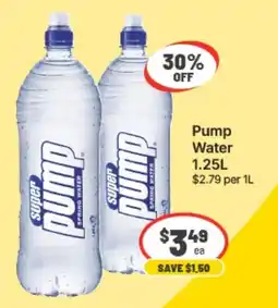 IGA Xpress Super Pump Spring Water offer
