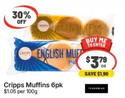 IGA Xpress Cripps Muffins offer