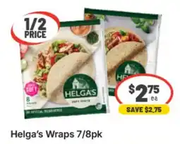 IGA Xpress Helga's Wraps offer