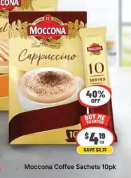 IGA Xpress Moccona Coffee Sachets offer