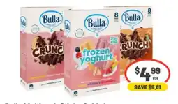 IGA Xpress Bulla frozen yoghurt offer