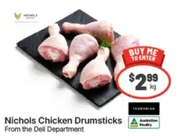 IGA Xpress Nichols Chicken Drumsticks offer