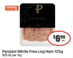 IGA Xpress Pandani Nitrite Free Leg Ham offer