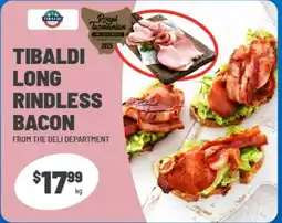 IGA Xpress Tibaldi Long Rindless Bacon offer