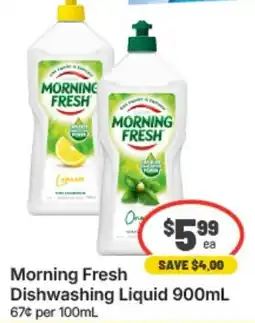 IGA Xpress Morning Fresh Dishwashing Liquid offer