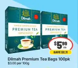 IGA Xpress Dilmah Premium Tea Bags offer