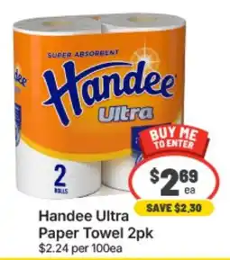 IGA Xpress Handee Ultra Paper Towel offer