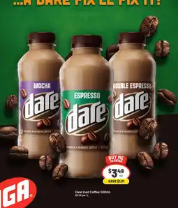 IGA Xpress Dare Iced Coffee offer