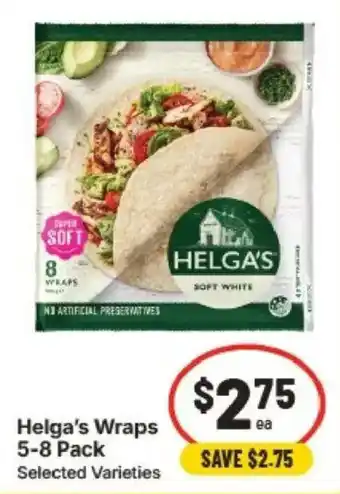 IGA Helga's Wraps offer