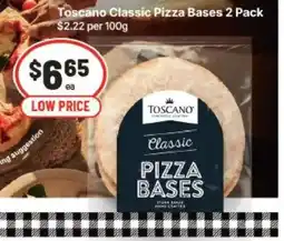 IGA Toscano Classic Pizza Bases offer
