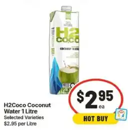 IGA H2Coco Coconut Water offer