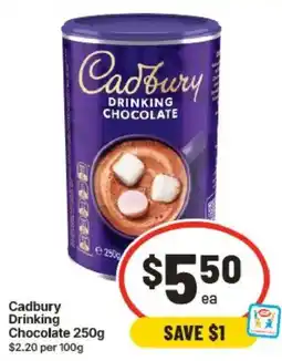IGA Cadbury Drinking Chocolate offer